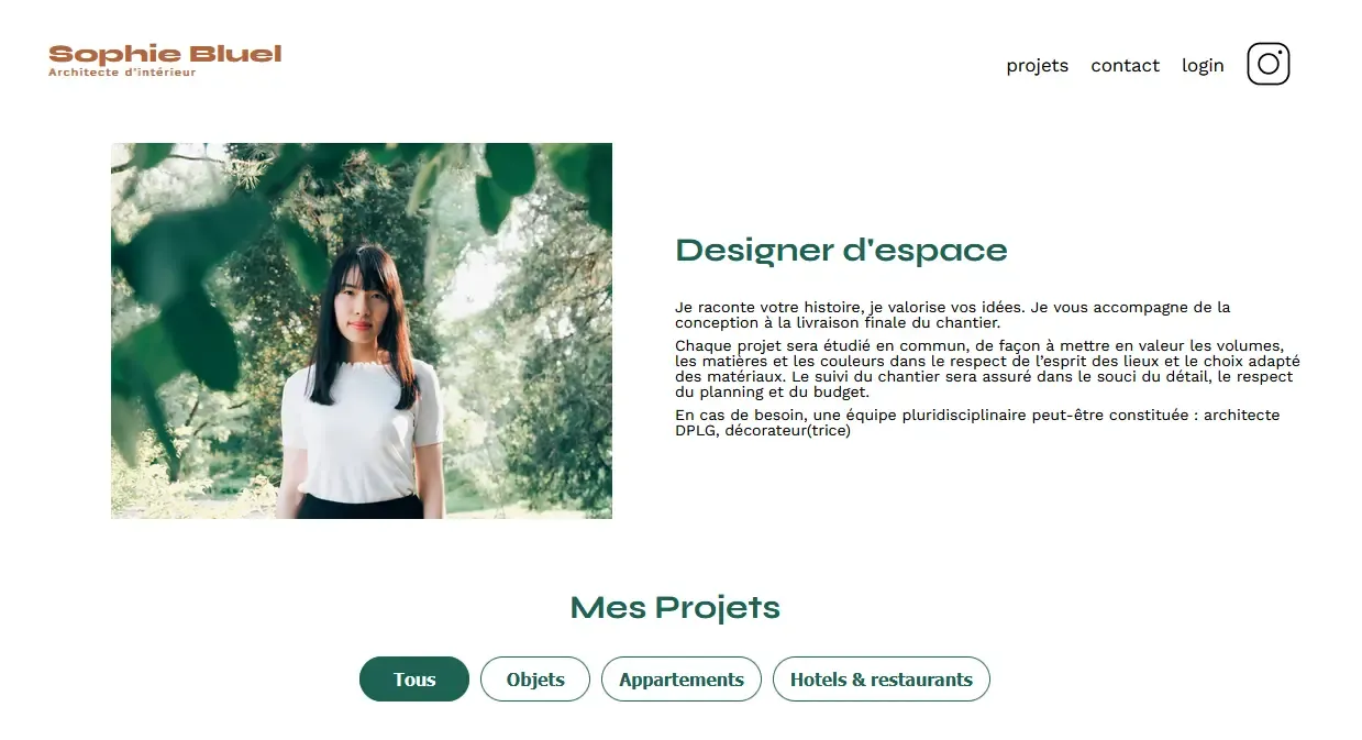 Page d'accueil
