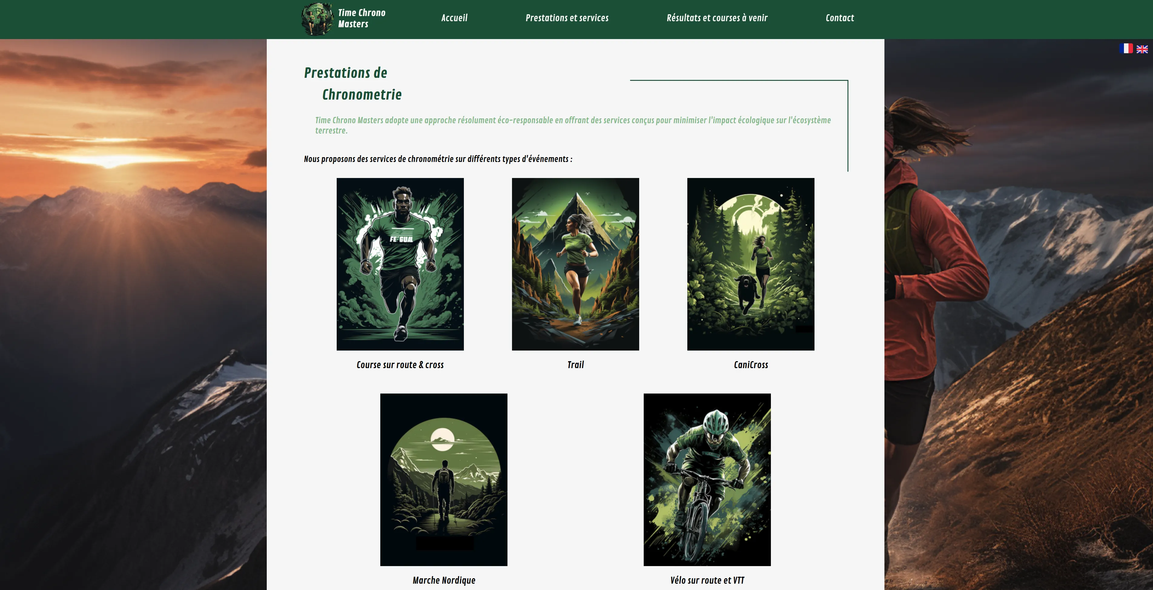 Page des prestations