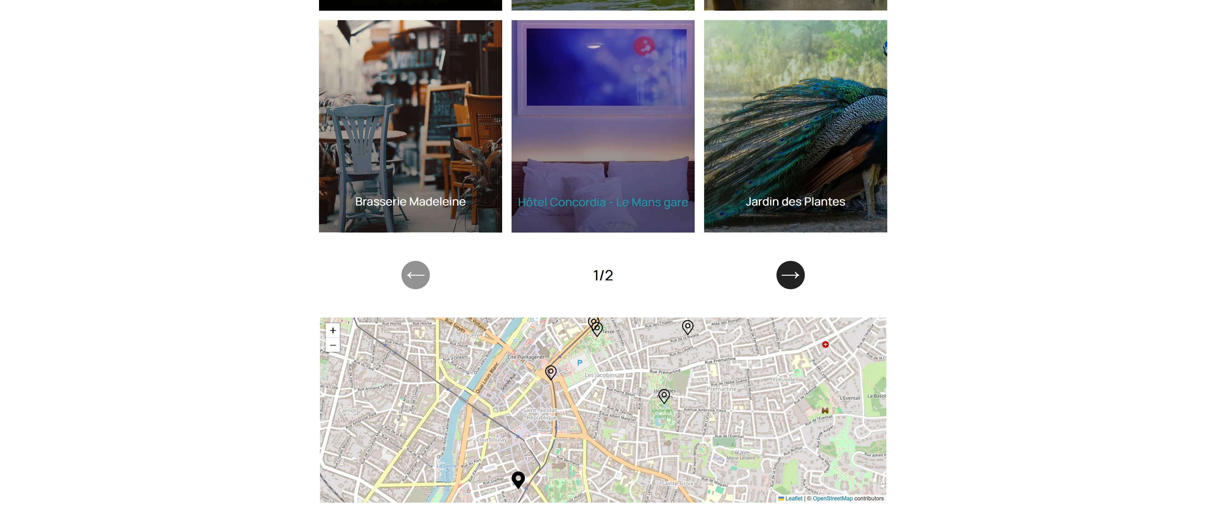 Mini carte des lieux