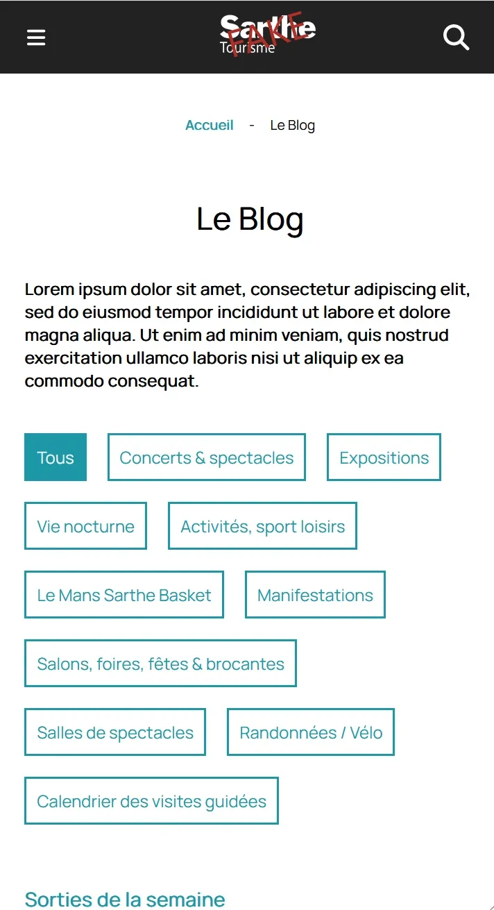 Filtres du blog